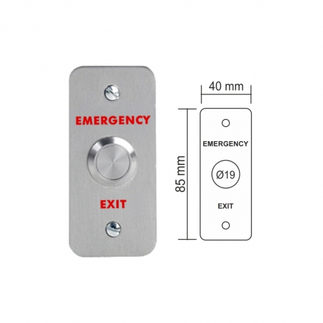 OMEGA Emergency Exit Buton Emergency Exit Gömme Tip