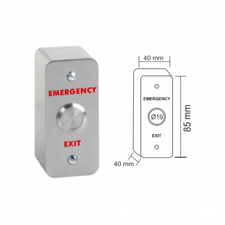 OMEGA Emergency Exit Buton Emergency Exit Yüzey Tip